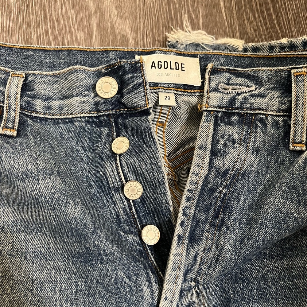 Agolde light wash jeans